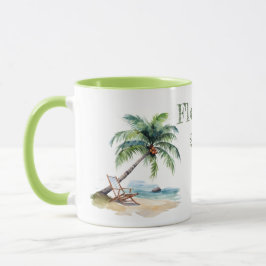Watercolor Florida Beach Resa Mugg