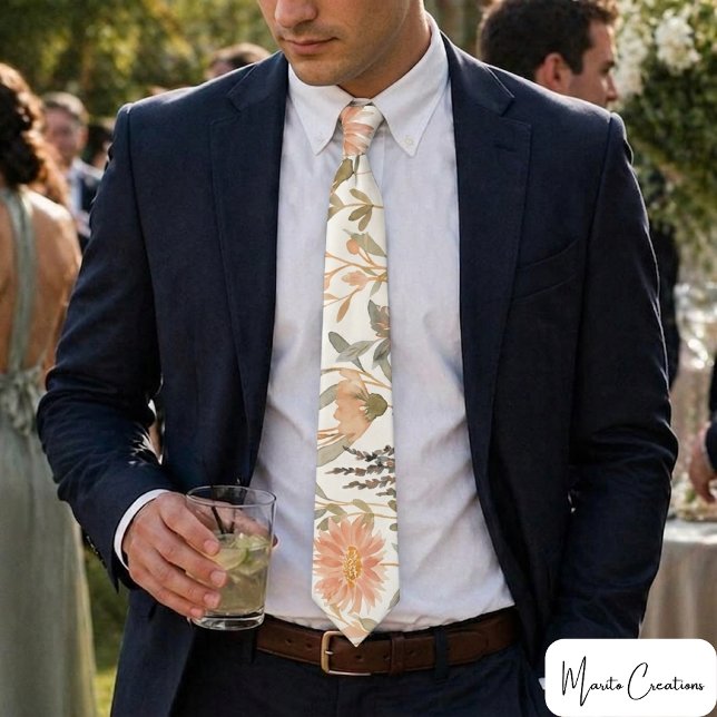 watercolor flower collage tie slips (Skapare uppladdad)