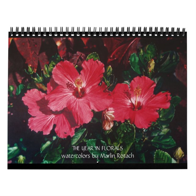 Watercolor Flowers Calendar Kalender (Omslag)