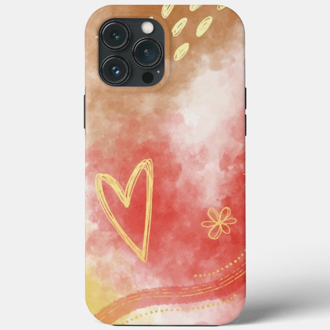 Watercolor Fodral-Mate iphone case (Baksida)