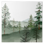 Watercolor Forest Tree Ceramic Tile Kakelplatta<br><div class="desc">Discover the beauty of nature with this Watercolor Forest Tree Ceramic Tile. Ideal for wall art,  kitchens,  and bathrooms—buy yours now!</div>