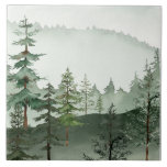 Watercolor Forest Tree Ceramic Tile Kakelplatta<br><div class="desc">Discover the beauty of nature with this Watercolor Forest Tree Ceramic Tile. Ideal for wall art,  kitchens,  and bathrooms—buy yours now!</div>