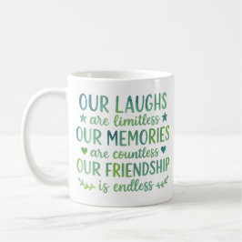 Watercolor Friendship Quote Kaffemugg