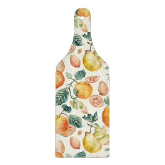 Watercolor fruits pattern