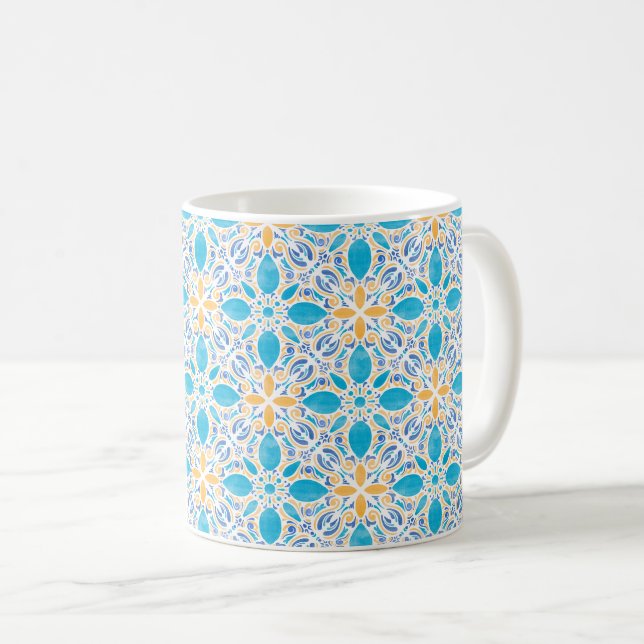Watercolor Geo _ Summer Kaffemugg (Framsida höger)