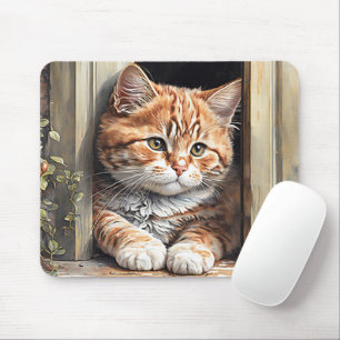 Watercolor Ginger Cat Musmatta