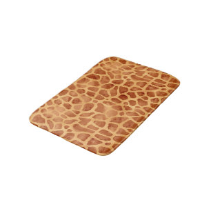 Watercolor Giraffe Print Badrumsmatta