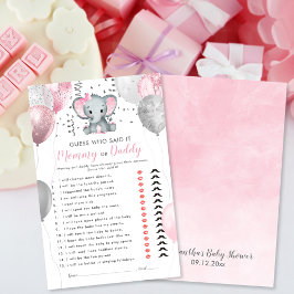 Watercolor Girl Elephant gissar vem som spelar vil