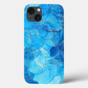 Watercolor Glitter Blue iPhone/iPad case
