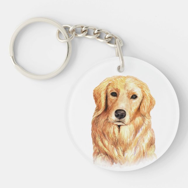 Watercolor Golden Retriever (Framsidan)