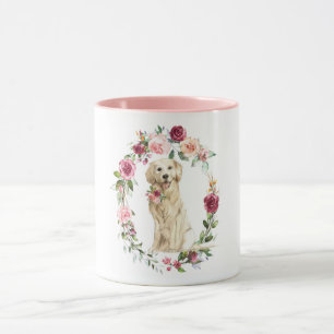 Watercolor Golden Retriever Mugg
