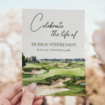 Watercolor Golf Course Firande of Life