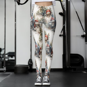 Watercolor Gotham-Döskallar Leggings