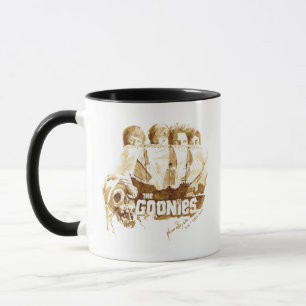 Watercolor Graphic för Goonies Pirat Frakt Mugg
