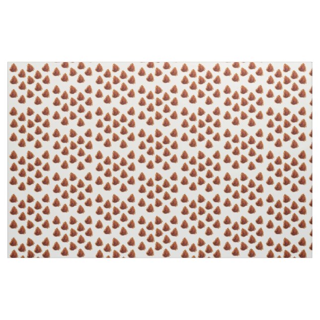 Watercolor Gräs cones Fabric Tyg (Fat Quarter)