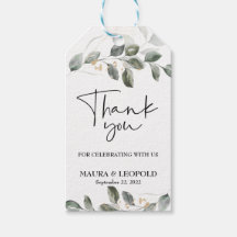 Watercolor Greenery Bröllop