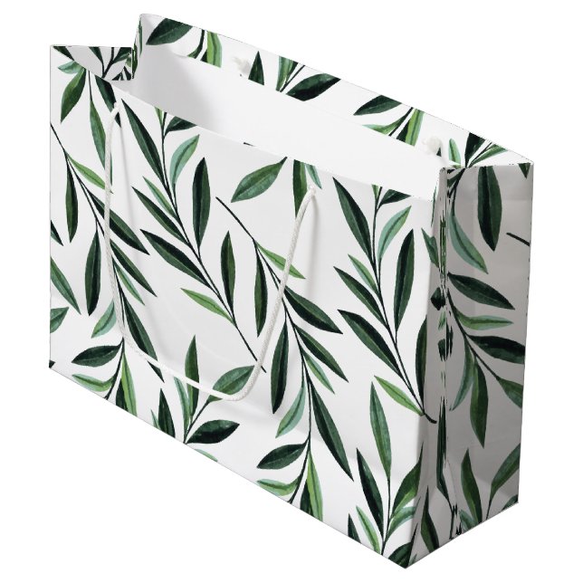 Watercolor Grenar Mönster (Framsidan Vinklad)