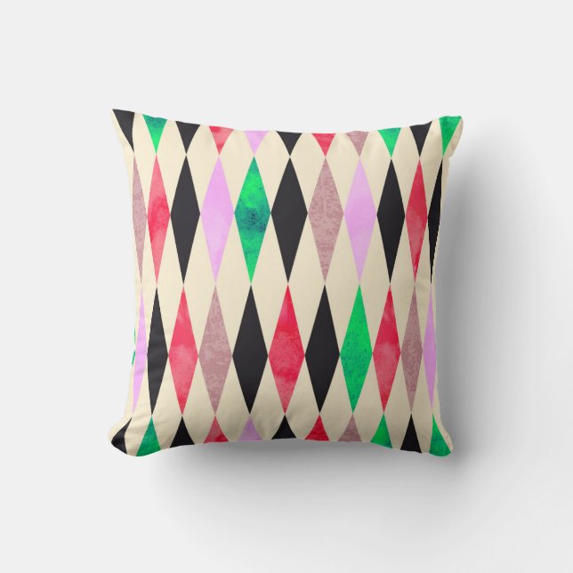 Watercolor grunge event firande party sömlös kudde (Framsida)