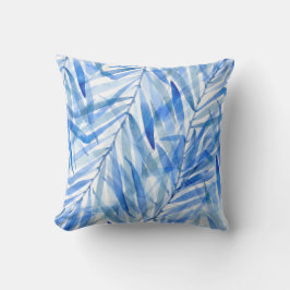 Watercolor Handflatan Hawaiian Tropical Reversible Kudde