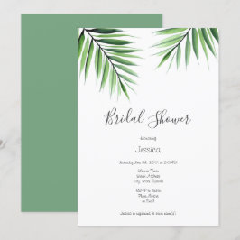 "Watercolor Handflatan Inbjudningar