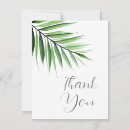 Watercolor Handflatan Tack Kort