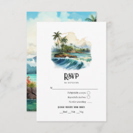 Watercolor Hawaii Destination Wedding OSA Kort