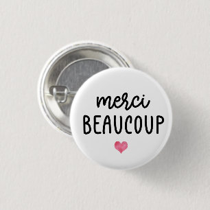 Watercolor Heart Merci Beacoup Knapp
