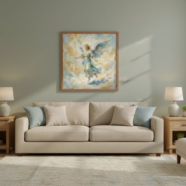 Watercolor Heavenly Angel Poster (Skapare uppladdad)