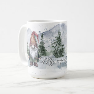 Watercolor Helgdag Gnome Kaffemugg