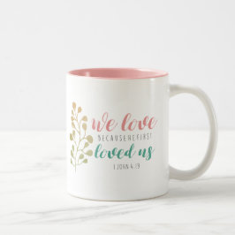 Watercolor Herb Christian Bible verse mugg
