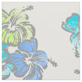 Watercolor Hibiscus Hawaiian Tropical Tyg