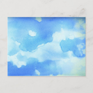 Watercolor Himlar Vykort
