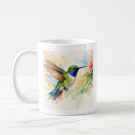 Watercolor Hummingbird Kaffemugg
