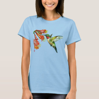 Watercolor Hummingbird T Shirt