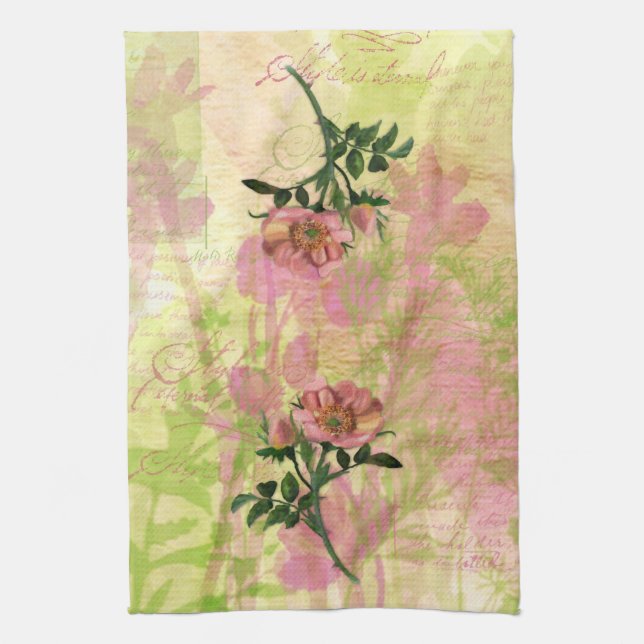 Watercolor Hund Kitchen Towel Ro Kökshandduk (Vertikal)