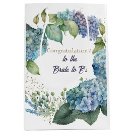 Watercolor Hydrangeas “Congratulations” 