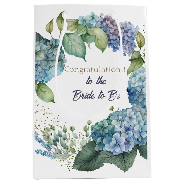 Watercolor Hydrangeas “Congratulations”  (Framsidan)