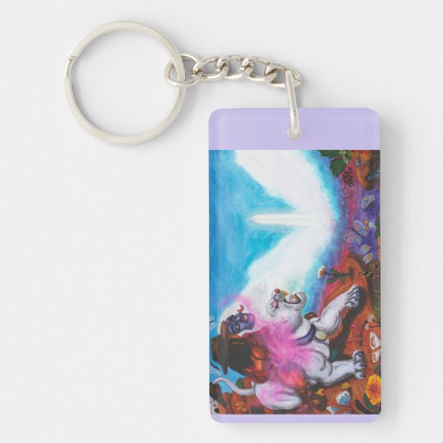 Watercolor Illustration Boy rides white Lioness (Framsidan)