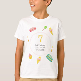 Watercolor Illustration for Cute Summer Party T Shirt