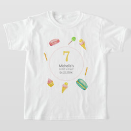 Watercolor Illustration for Cute Summer Party T Shirt
