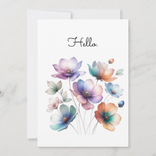Watercolor Illustration of Söt Flower Bouquet
