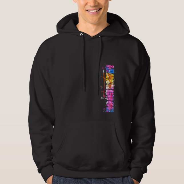 Watercolor Innsbruck Innsbruck Lettering Hoodie (Framsida)