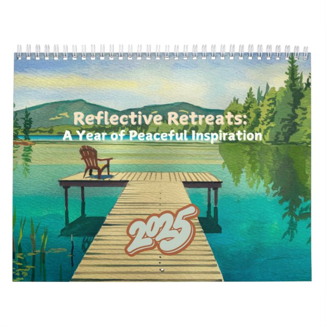 Watercolor Introvert inspiration 2025 Calendar Kalender (Omslag)