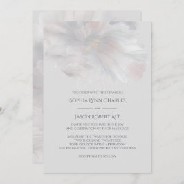 Watercolor Iris Bröllop Inbjudningar