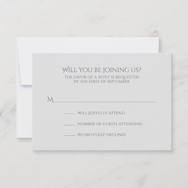 Watercolor Iris Bröllop OSA Kort (Framsida)