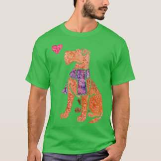 Watercolor Irish Terrier T Shirt