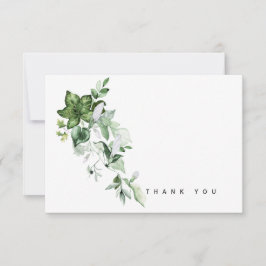 Watercolor Ivy Bereavement Tack Kort