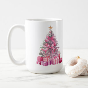 Watercolor Julgran Kaffemugg