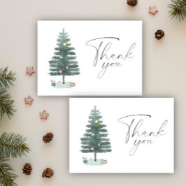 Watercolor Julgran Tack