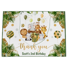 Watercolor Jungle Safari Animals Birthday